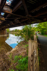 Empire State Trail on the Erie Canal in Pittsford, New York