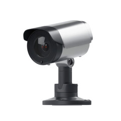 Modern Security Camera on a Stand - CCTV Surveillance System