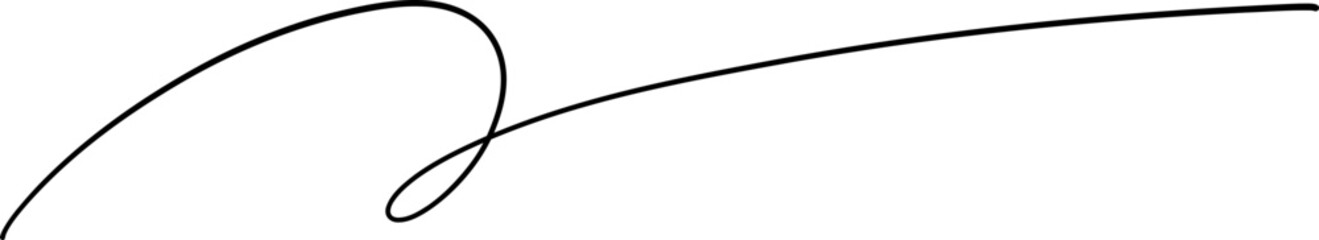 Minimalist Curved Line Stroke