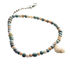 Elegant Anklet with a Continuous String of S Isolated on Transparent Background