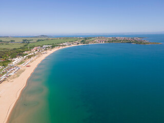 Black sea coastline near Gradina (Garden) Beach,  Bulgaria