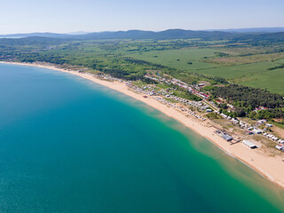 Black sea coastline near Gradina (Garden) Beach,  Bulgaria