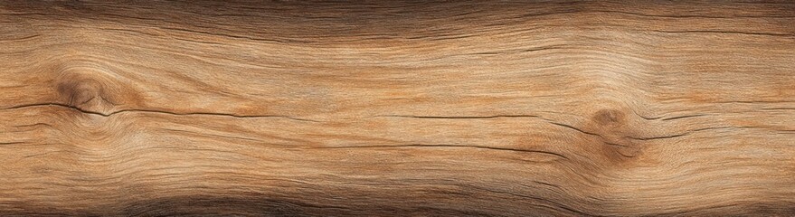 Fototapeta premium rustic wooden planks with natural wood grain texture and knots in warm brown tones