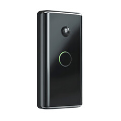 Sleek Modern Smart Doorbell System with Illuminated Button
