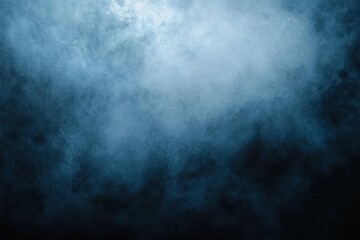 Obraz premium Abstract textured background with dark blue and light blue gradient creating a cloudy, smoky atmosphere with a moody and mysterious emotion