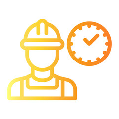 manager Line Gradient Icon