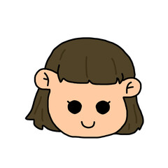 Girl head