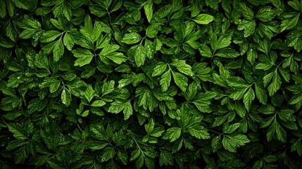 Obraz premium Lush Green Foliage: A Vibrant Display of Nature's Beauty