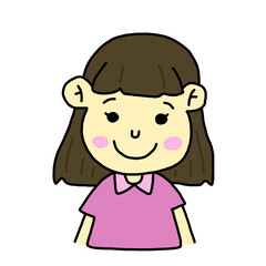 little girl in pink dress