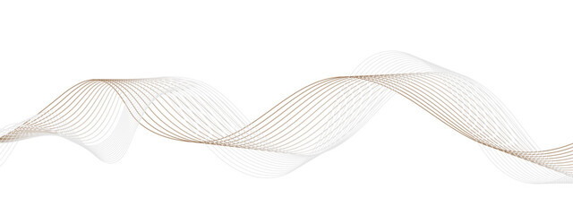 visually striking abstract image featuring golden wavy lines set against a clean white background, ideal for modern design and creative projects.