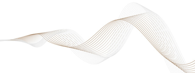 visually striking abstract image featuring golden wavy lines set against a clean white background, ideal for modern design and creative projects.