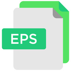 Eps file flat icon