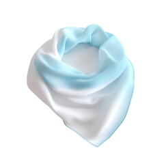 Elegant Cooling Bandana with a Soft High Tech Fabric Isolated on Transparent Background