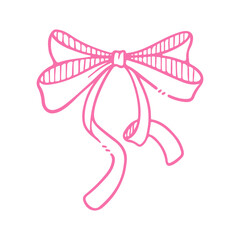 bow ribbon doodle
