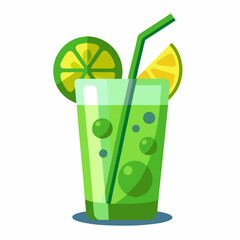 Green cocktails  drink