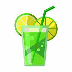 Green cocktails  drink