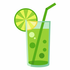 Green cocktails  drink
