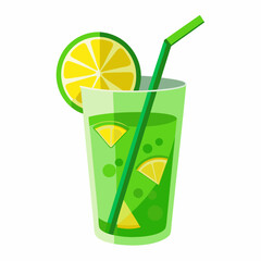 Green cocktails  drink