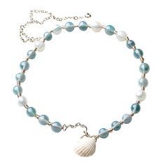 Elegant Anklet with a Continuous Line of Soft Isolated on Transparent Background