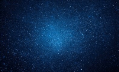 Dark Blue Background With Glowing Stars