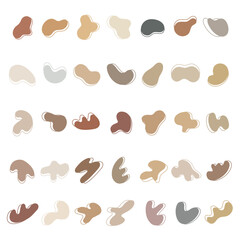 Abstract Boho Shape Vector Illustration