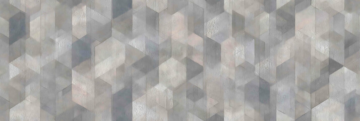 Timeless cube motif. Revisited wallpaper design (retro-inspired) - Seamless , pattern , background , tile
