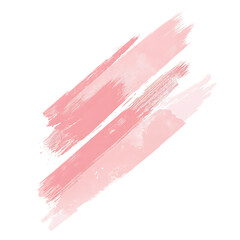 Artistic Arrow with Freeform Strokes in Blush Pink Isolated on Transparent Background