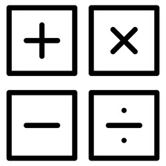 Obraz premium Calculator icon vector illustration