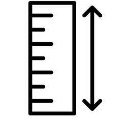 Ruler icon vector illustration