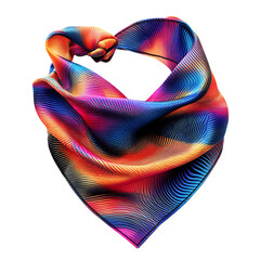 Sport Inspired Cooling Bandana with a Breathable Qu Isolated on Transparent Background