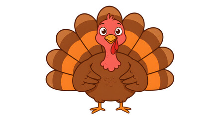 cartoon chicken vector illustration