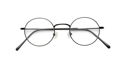 Stylish Round Metal Eyeglasses Frame Fashion Accessory for Men and Women