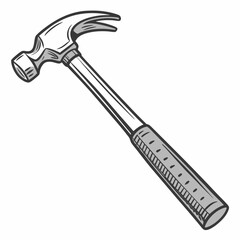 Classic claw hammer tool construction repair diy