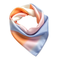 Elegant Cooling Bandana with a Luxurious Soft Fabric Isolated on Transparent Background