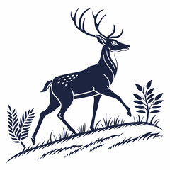 Fototapeta premium Deer-icon 