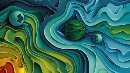 Abstract Layered Design with Spheres