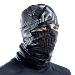 Sport Inspired Cooling Bandana with a Breathable Qu Isolated on Transparent Background