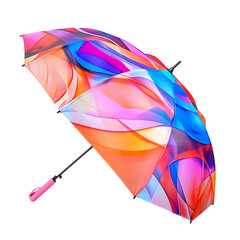 High Tech Compact Beach Umbrella with a Dynamic Abs Isolated on Transparent Background