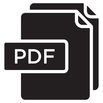 PDF file glyph icon