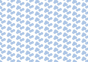 【日本の伝統模様】松のシームレスパターン（青系） / Matsu – Japanese Traditional Pine Pattern (Blue Tones)