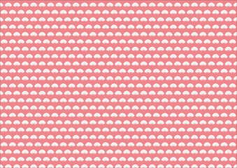 【日本の伝統模様】松のシームレスパターン（赤系） / Matsu – Japanese Traditional Pine Pattern (Red Tones)