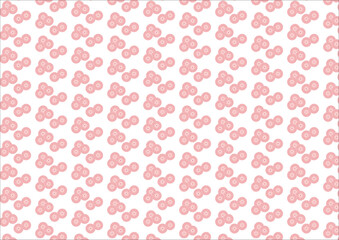 【日本の伝統模様】松のシームレスパターン（赤系） / Matsu – Japanese Traditional Pine Pattern (Red Tones)