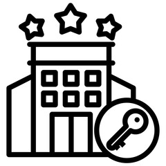 Hotel Booking Icon