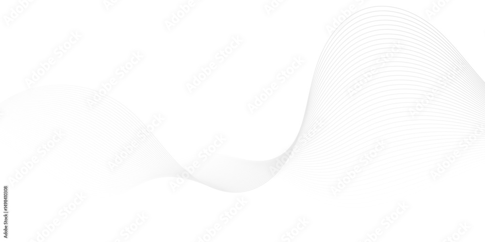 Poster abstract geometric technology flow grid blend curve wave line digital isolated energy, music dynamic
