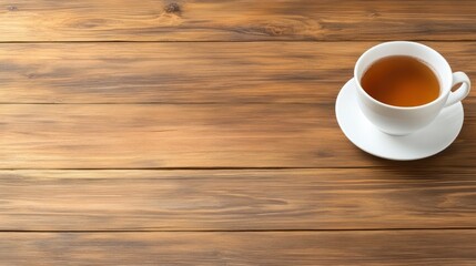 Obraz premium Aromatic Tea on Wooden Table