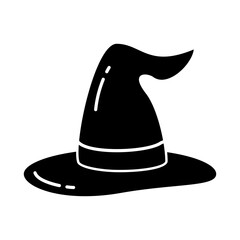 Wizard Hat Icon Glyph