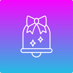 Fototapeta premium Christmas Bell Icon