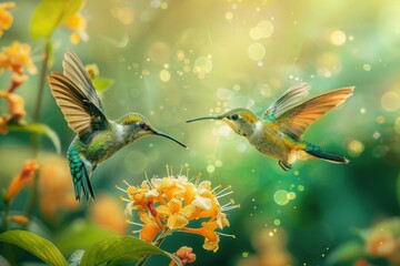 Whitetailed Hillstar Urochroa Bougueri Two