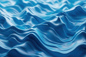 Obraz premium Wavy pattern blue backgrounds turquoise.