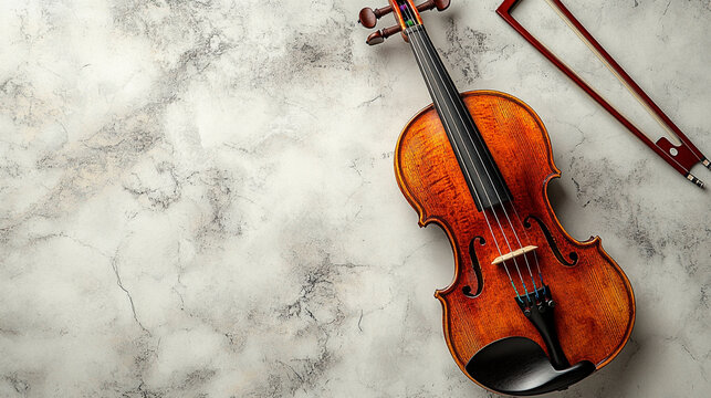 violin and music sheet - Powered by Adobe